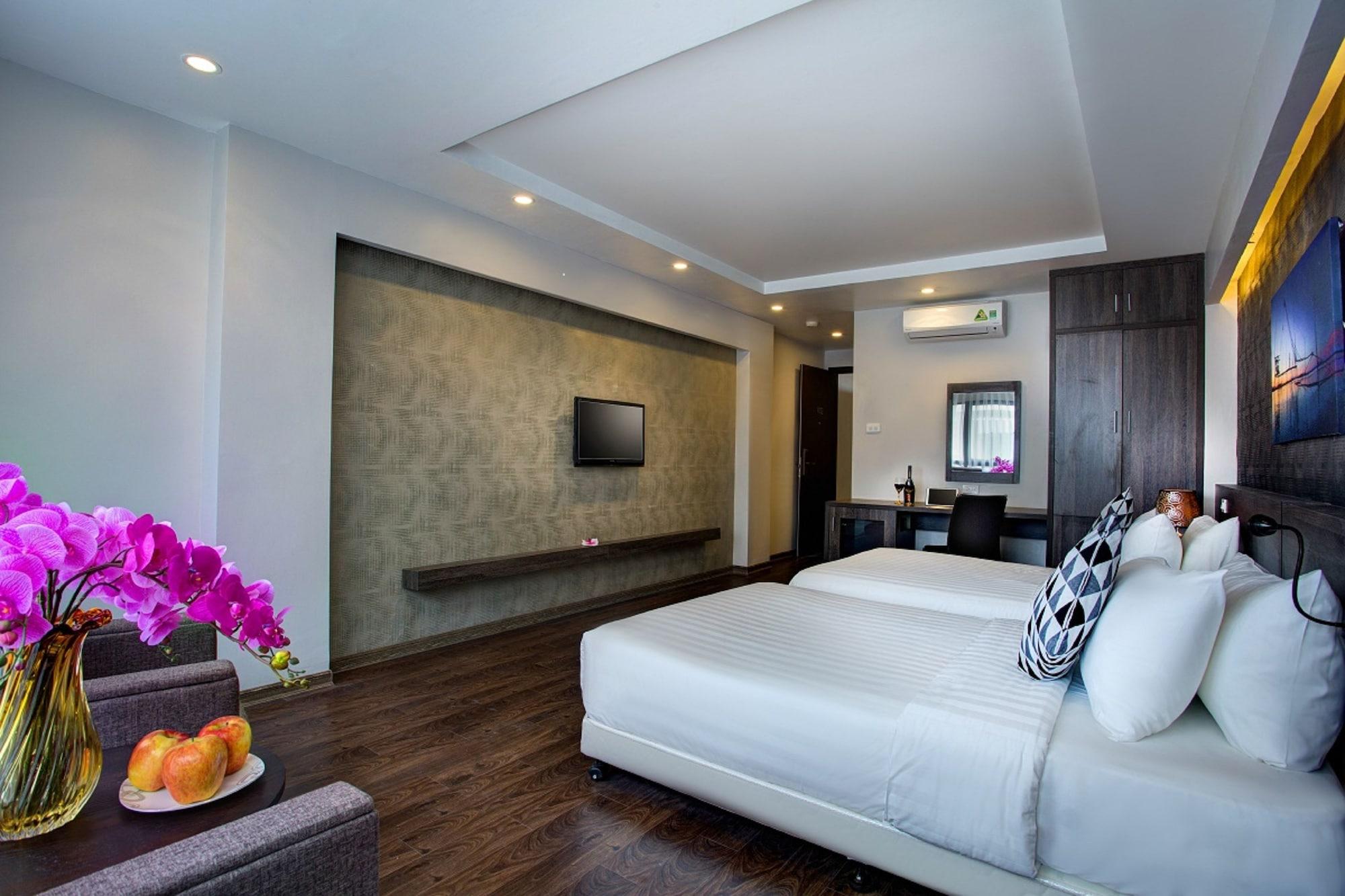 My Linh Hotel Hanoi Exteriör bild