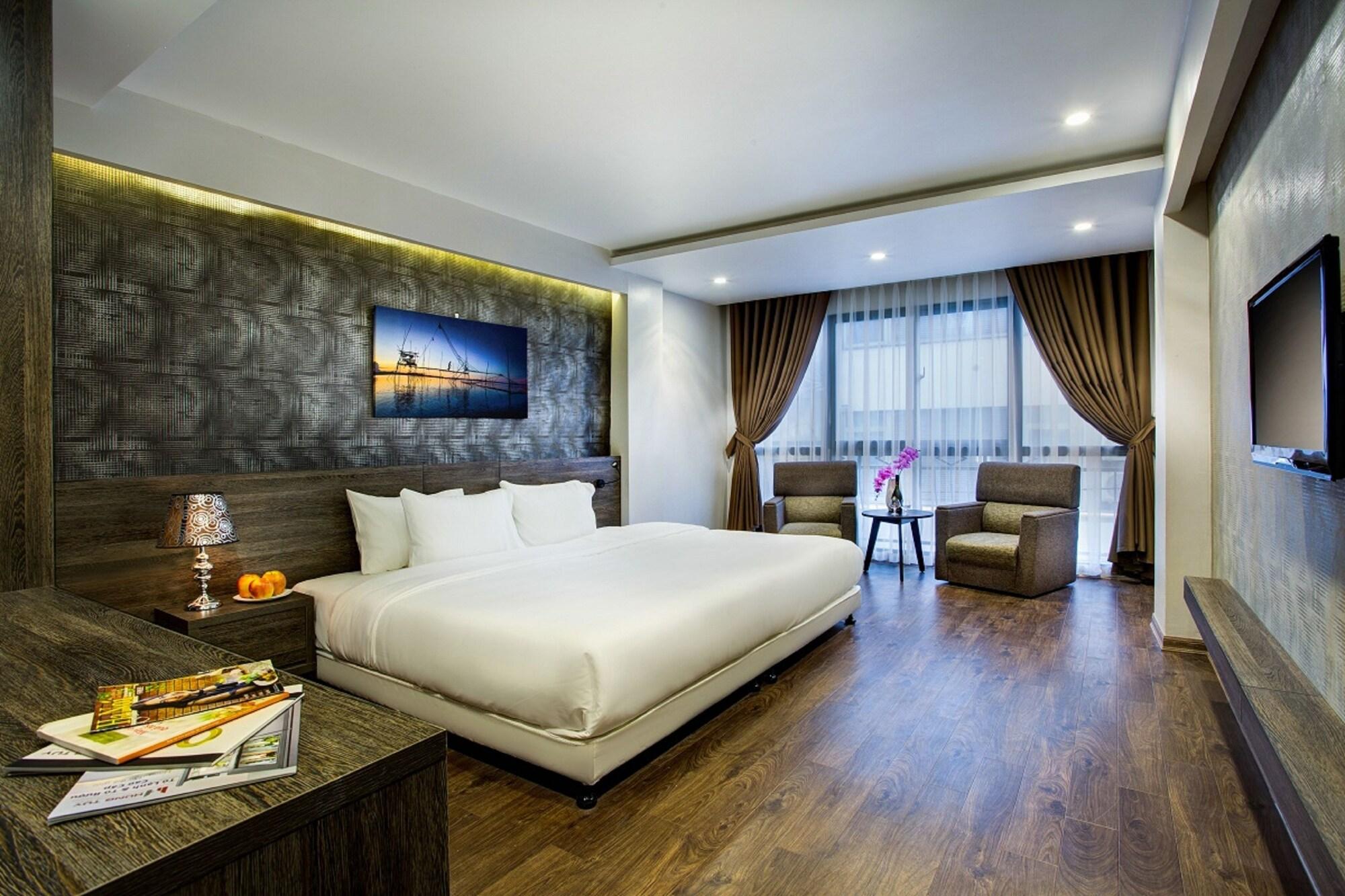 My Linh Hotel Hanoi Exteriör bild