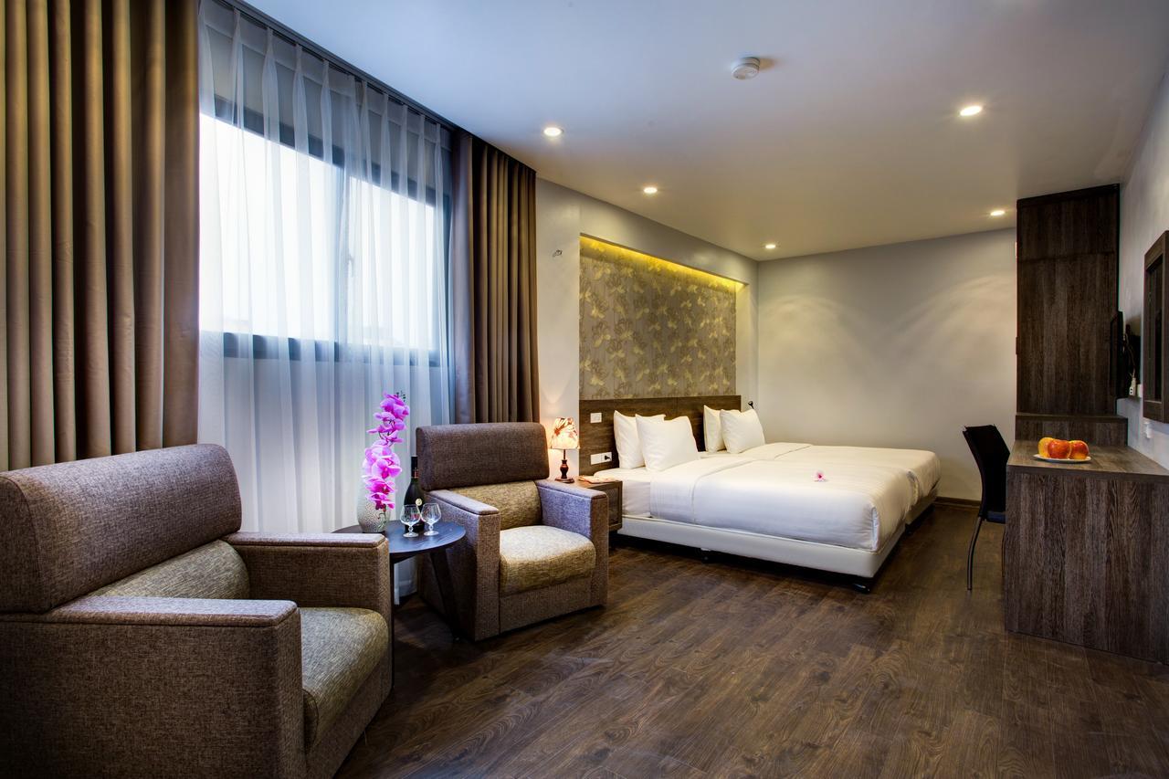 My Linh Hotel Hanoi Exteriör bild