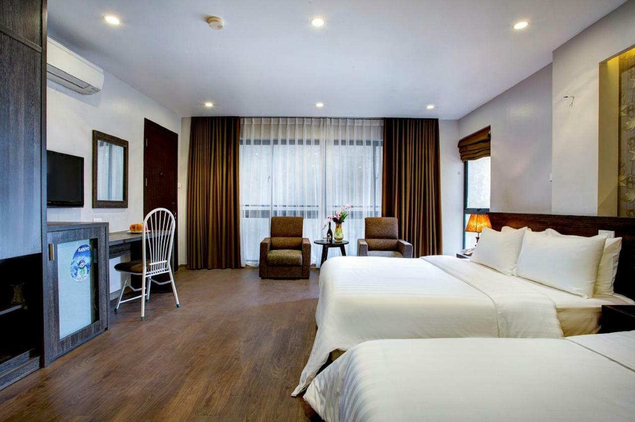 My Linh Hotel Hanoi Exteriör bild